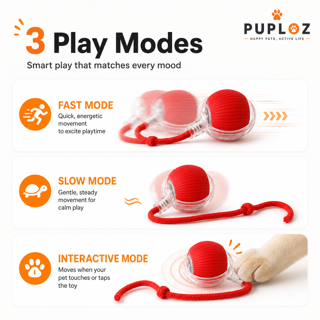 PUPLOZ™ Interactive Pet Ball