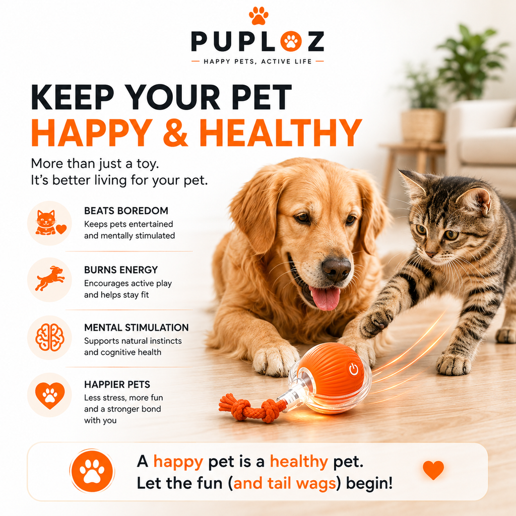 PUPLOZ™ Interactive Pet Ball
